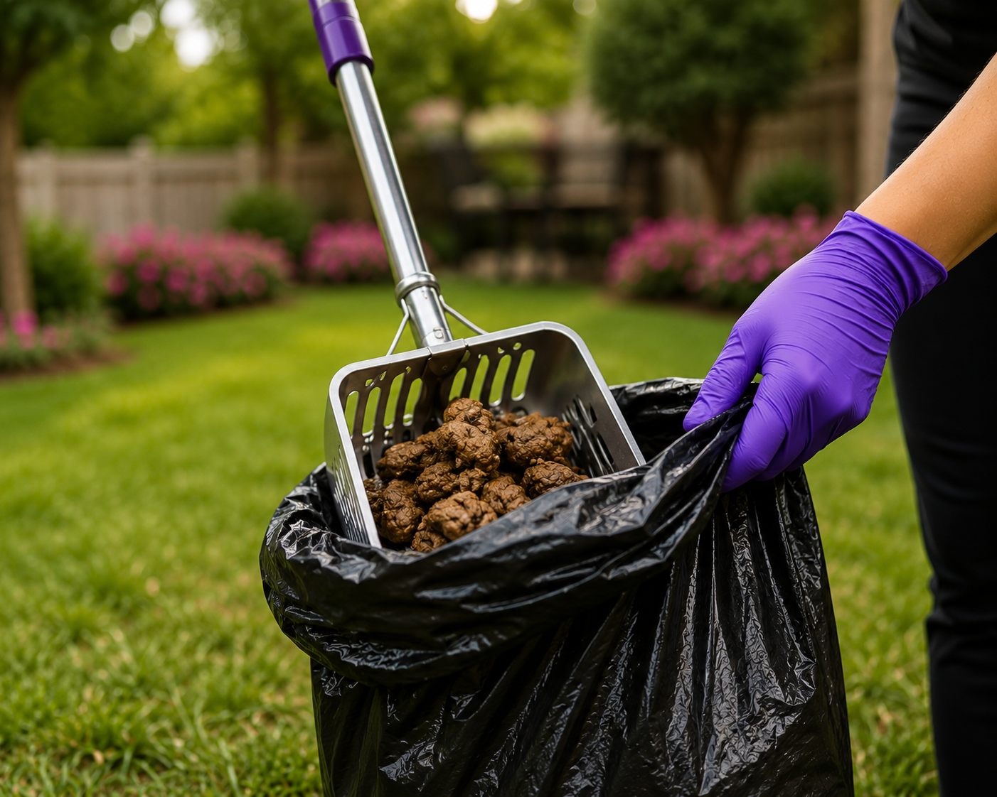 Detailed work — thorough yard cleaning